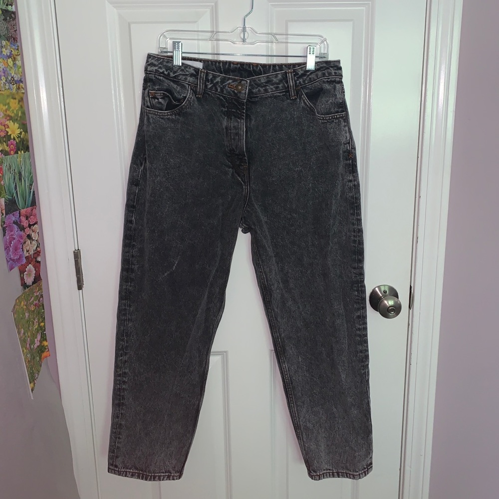 Black Straight Jeans 34W 30L